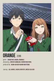 Alternative minimalist poster by mightyduckyy me saved by. Orange Minimalist Anime Poster Minimalist Anime Minimalist Anime Poster Anime Films