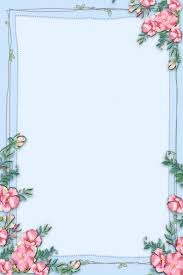 Floral Frame Flower Bud Background Flower Frame Flower Background Wallpaper Geometric Flower