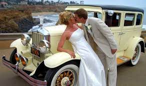 San Diego Antique Car Chauffeur Company Wedding Vintage Limo San Diego Classic Car Limousine Rentals Limo Vintage Car Wedding Wedding Car Wedding Limo Service