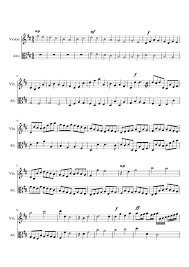 Beginner canon in d viola sheet music. Canon De Pachelbel S Duo Sheet Music For Violin Viola String Duet Musescore Com