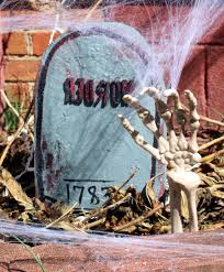Buy wooden craft letters to press a name into the wet mortar. Diy Halloween Tombstones From Upcycled Cereal Boxes