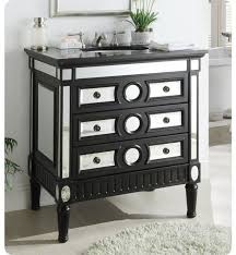 Chans Furniture Hf0534gt Ambrosia 32 Freestanding Mirror Reflection Single Bathroom Vanity In Black Freestanding Mirrors Bathroom Vanity Designs Single Bathroom Vanity
