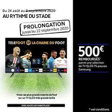 Comment participer a l'offre « samsung infiniment sensationnel tv » ? Offre De Remboursement Samsung 500 Rembourses Sur Tv Qled 75 Pouces Catalogues Promos Bons Plans Economisez Anti Crise Fr