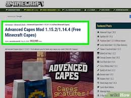 Minecraft mod menu (free download) 2021 | mod menuz › on roundup of the best images on www.modmenuz.com images. Como Obtener Una Capa En Minecraft 3 Pasos