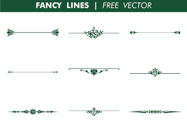 Decorative Fancy Lines Vector Decorative Lines Doodle Frame Doodle Frames