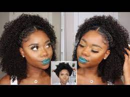 Hairstyle For Natural Hair Spiced Up Half Up Half Down Betterlength Youtube Natural Hair Styles Half Up Hair Black Natural Hairstyles