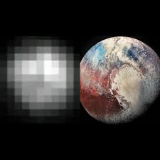 A photo of Pluto, 24 years apart. (1994-2018) : rinterestingasfuck