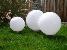 2er set solar led lampion party garten laterne ø 20cm weiß deko lampenschirm lampe kugel gartenlampion. Solar Led Kugelleuchte 3er Set 30 25 20 Cm Gartenkugel Kugel Garten Kugellampe Gartendekorationen Shop