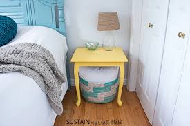 With a tutorial on how to create a raised stencil on a piece of furniture using a stencil and a paste to help and. How To Refinish A Table With Paint And A Stencil Sustain My Craft Habit