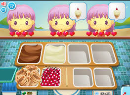 العاب ايس كريم صلصال