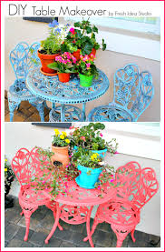 Fresh Idea Studio Diy Life Style Design Wrought Iron Patio Furniture Patio Furniture Makeover Iron Patio Furniture