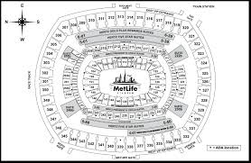 65 Explanatory Metlife Stadium Concert Seating Chart