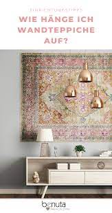 Schlaufen halten ihren teppich fest an der wand. Tipps Und Tricks Zum Aufhangen Von Wand Teppichen Teppich Wandteppich Dekoration