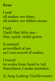 The Poem Farm Fear And Poems About Changing Your Mind Poems For Middle School Poems About Change Poetry For Kids