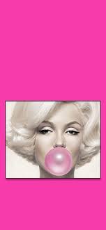 Wallpaper Background Hd Iphone Android Minimal Marilyn Monroe Bubble Gum Pink Pink Wallpaper Iphone Marilyn Monroe Wallpaper Thank You Wallpaper