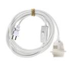 Pendant Light Cord Kit - White - 12 ft LA200 Atron