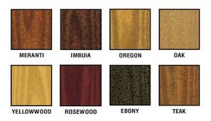 Woodoc Stain Concentrates Colour Chart Woodoc Wood Diy