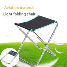 Camping Diy Medium Size Aluminum Alloy Chair Folding Fishing Chair Ultra Lightweight Outdoor Picnic Camping Chair Fishing Chair Outdoor Picnics Portable Chair