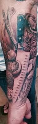 My Chef Tattoo Is Finally Finished Chefink Tatuagem De Chefe De Cozinha Tatuagem Cozinhando Tatuagens Culinarias