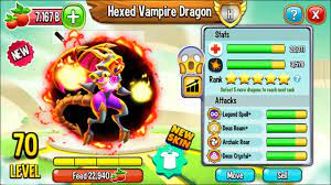 Dragon City: Hexed Vampire Dragon, NEW LEGENDARY | EXCLUSIVE DRAGON 2020!  😱 - YouTube