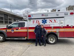 Great work by FDNY EMTs, Daniel Hanlon and Priscilla Matzer of Station 20  who helped to evacuate residents from an apartment fire yesterday in the  Bronx. While assisting another EMS unit on