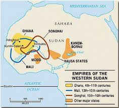 Spec Chart For Ghana Mali And Songhai Empires Of Africa