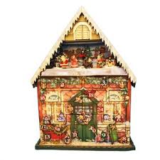 Kurt Adler 16x4 25x22 Wooden 24 Days Of Christmas Moveable Lighted Music Box Christmas Decoration 148 04 Christmas Decorations Christmas Holiday Decor