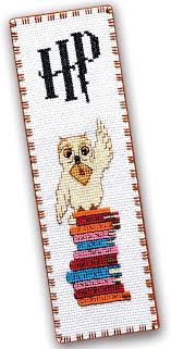 1) #harrypottercrossstitchkit includes everything to create a finished bookmark: Amazon Com Embroidery Kit With Pattern Hedwig The Owl Counted Cross Stitch Bookmark