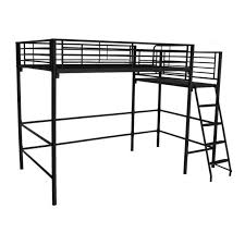 Alinea Alexy Lit Mezzanine 2 Places Noir Avec Plateforme 140x200cm Pas Cher Achat Vente Structures De Lit Rueducommerce