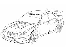 Color in this picture of a subaru impreza and share it with others today! Subaru 1 Online Coloring Pages