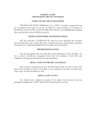 Microsoft Word Ira Trust Template