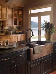 When And How To Add A Copper Farmhouse Sink To A Kitchen Farmhouse Kitchen Design Rustic Kitchen Cabinets Farm Style Kitchen