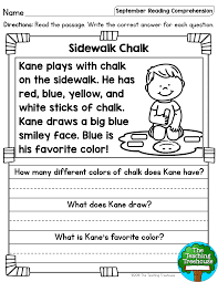 I Hope That Your Students Will Enjoy These No Prep September Themed Read Reading Comprehension Reading Comprehension Kindergarten Reading Comprehension Lessons