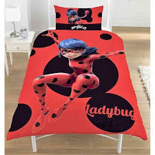 Miraculous Ladybug Housse De Couette Reversible Taie D Oreiller Parure De Lit Enfant Achat Vente Housse De Couette Et Taies Cdiscount