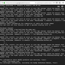 Plus, everything in mysql enterprise edition. How To Dump And Download Mysql From Google Clould S Vm Stack Overflow