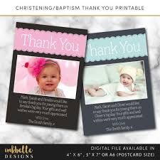 Christening Baptism Thank You Card Editable Template Instant Download 5 X 7 Baptism Thank You Card Naming Day Thank You Note Christening Thank You Cards Baptism Thank You Cards Baby Thank You Cards
