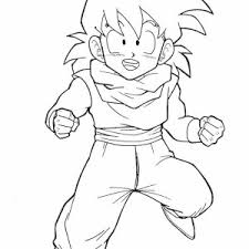 Let them now interact with goku and other characters along with a riot of colors. Little Gohan Train For Battle In Dragon Ball Z Coloring Page Kids Play Color
