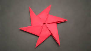 Cara membuat origami bentuk shuriken 3 bintang. Cara Buat Origami Shuriken Bintang 6 Paper Craft Diy Projects How To Make Origami Shuriken Youtube