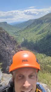 Several weeks back me and Blaine Hartness hiked into the ampatheater using  the table rock gap trail and climbed 5 routes before hiking back out. Even  though the climbing was never really