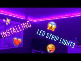 Compare prices for led lightstrips. Putting Up My Led Strip Lights Tutorial Youtube
