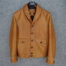 Vintage Cossack Jacket Leather Jacket Casual Streetwear Streetwear Jackets