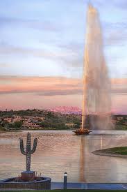 Maybe you would like to learn more about one of these? Fountain Hills Arizona With Snow Capped Four Peaks Vertical Photograph By Dave Dilli