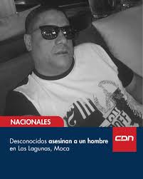 Un hombre identificado como Omar Taveras fue asesinado de varios impactos  de bala la madrugada de este sábado en su residencia ubicada en la  comunidad Boca Férrea, del distrito municipal Las Lagunas,