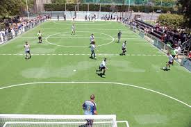 Football field or football pitch may refer to the playing areas of several codes of football: Blind Football Field Inaugurated In Argentina International Paralympic Committee