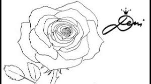 Rose Schnell Zeichnen Lernen Mit Bleistift 1 Vorzeichnung How To Draw A Rose Kak Se Risuva Roza Youtube