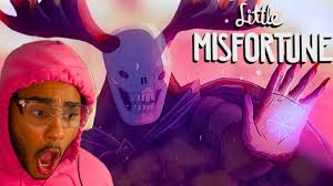 The DEMON Parasite MORGOO!! [Little Misfortune Gameplay] [ENDING]