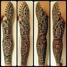 Polynesian inspired tattoo | simon tattoo working at noble #tattoo #tätowierung #kunst #körperkunst #idee #design #tattoospirit #mandala #muster. Polynesian Sleeve Polynesische Tatowierungen Polynesisches Tattoo Armeltatowierungen