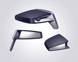 volumatik rear view mirror car rear view mirrors car interior sketch drone design