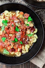 Vegetarian Pasta Fagioli Recipe The Mediterranean Dish Easy Rustic Hearty Italian Bo Pasta Fagioli Recipe Vegetarian Pasta Pasta Fagioli Recipe Vegetarian