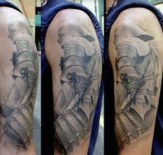 Simple armor headpiece templar knight tattoo on calf muscle knights templar ideas @galatee.tattoo. Top 80 Best Knight Tattoo Designs For Men Brave Ideas